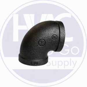 malleable black iron elbow 90 degree