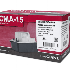 little giant vcma 15uls series condensate pump (with safety switch)