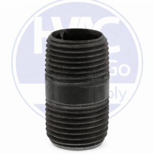 New Arrivals malleable black iron nipple 1/2"