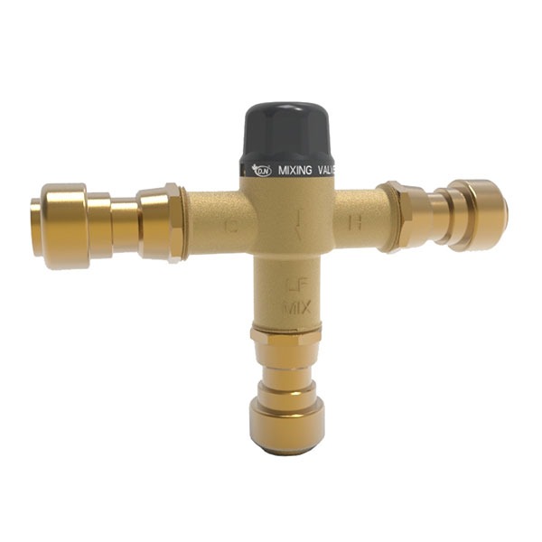 push fit thermostatic mixing valve 3/4" push fit thermostatic mixing valve 3/4"