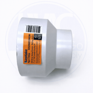 westlake gas venting pvc pipe (gvs 65) reducer radiation 2 1/2" x 3"