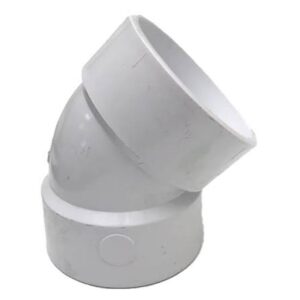 westlake gas venting pvc pipe (gvs 65) elbow 45 short radiation