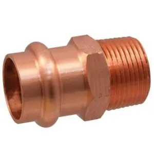 press fit prf x prf wrot male adaptor