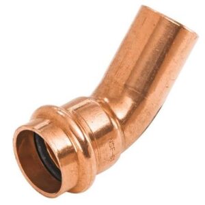 press fit prf x prf wrot 45 deg elbow