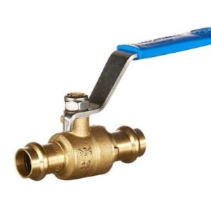 press fit full port brass ball valve